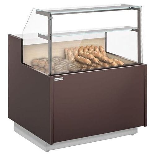 GGM Gastro Brottheke RIGA - 930mm Bruin / Zilver
