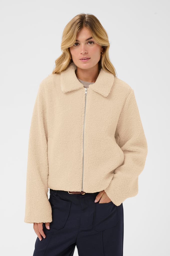 Saint Tropez OreenSZ Jacket Dames Jas - Seedpearl