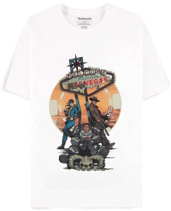 Fallout TV Series - Short Sleeved Heren Tshirt - M - Wit