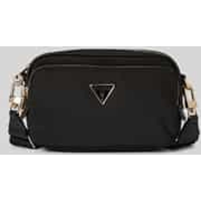 GUESS Schoudertas Eco Gemma Mini Crossbody Camera Bag Black Zwart
