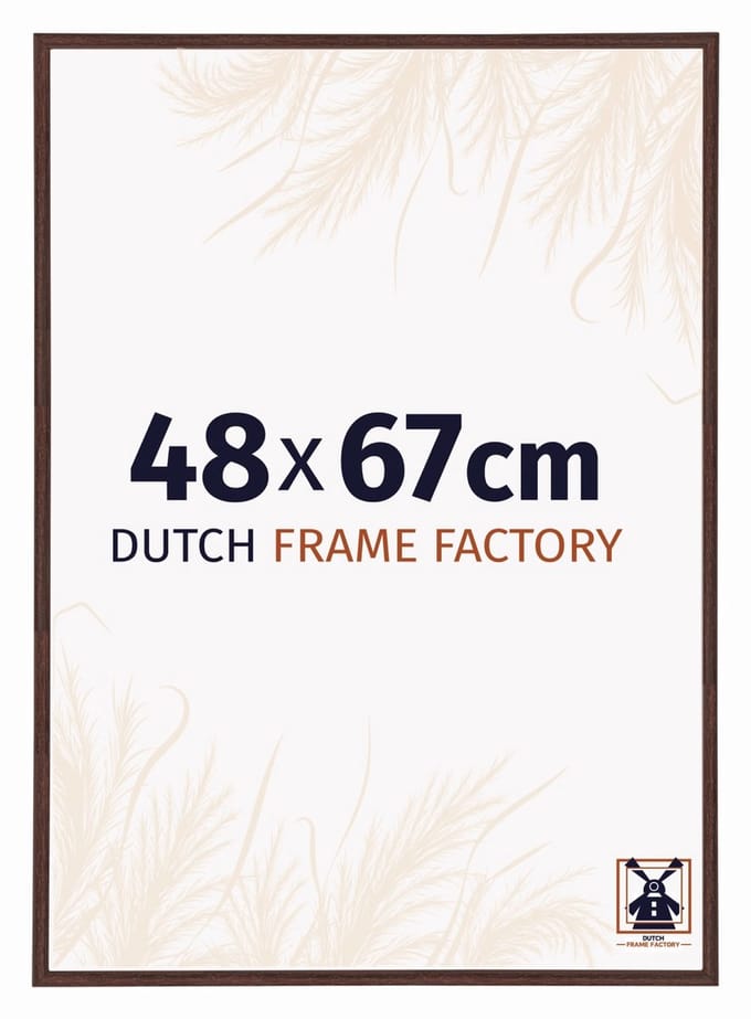 Fotolijst 48x67 cm - Kunststof - Bruin - Angers