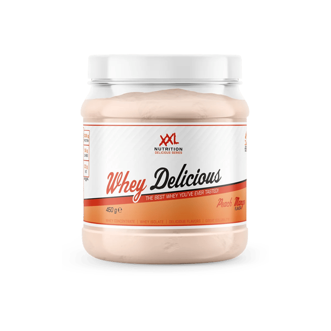 XXL Nutrition - Whey Delicious - Perzik Mango - Eiwitpoeder - 450 g