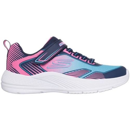 Skechers Kids Microspec Advance-Oasis Point Unisex 303657L Navy Multi