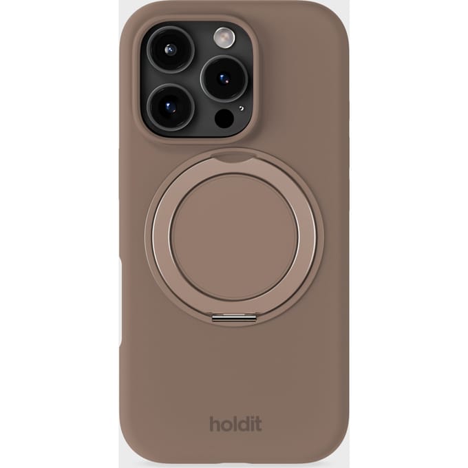 Silicone Stand Case Mocha Brown iPhone 16 Pro Max