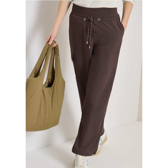 High Waist straight legs broek in Loose Fit