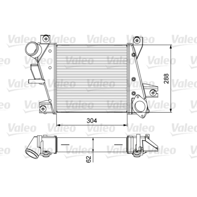 Intercooler VALEO 818360