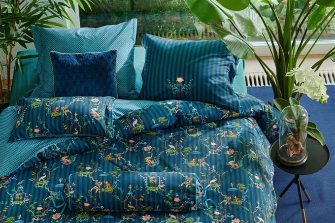 Pip Studio Singerie Roll Sierkussen Dark Blue