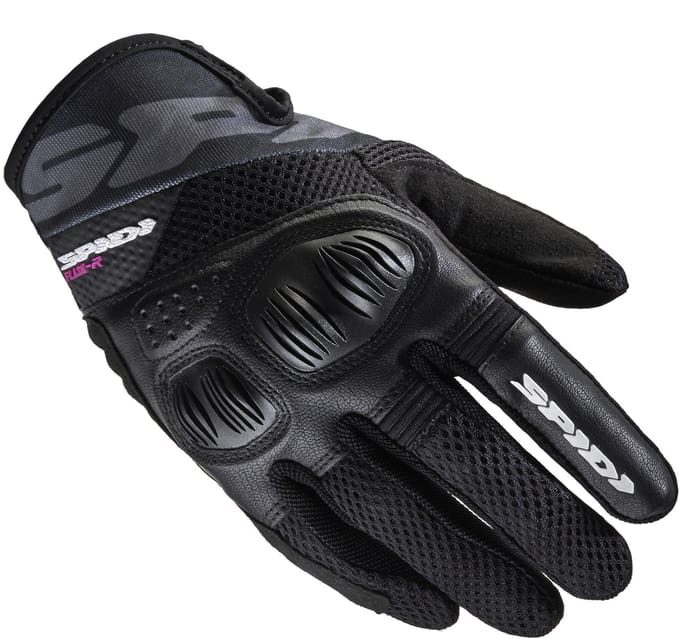 Spidi Flash-R Evo Lady Zwart Fuchsia - Maat L - Handschoen