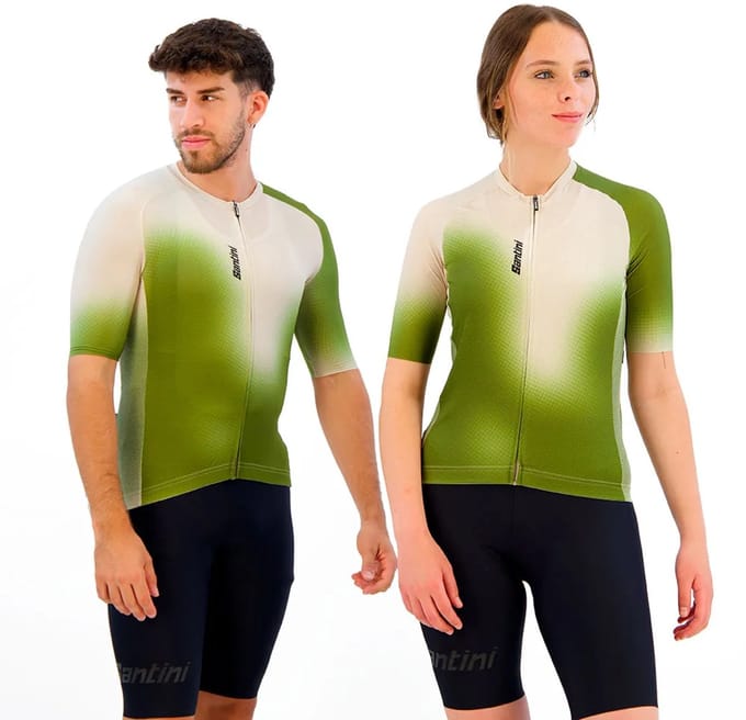 Santini Aura Korte Mouw Wielertrui Veelkleurig M