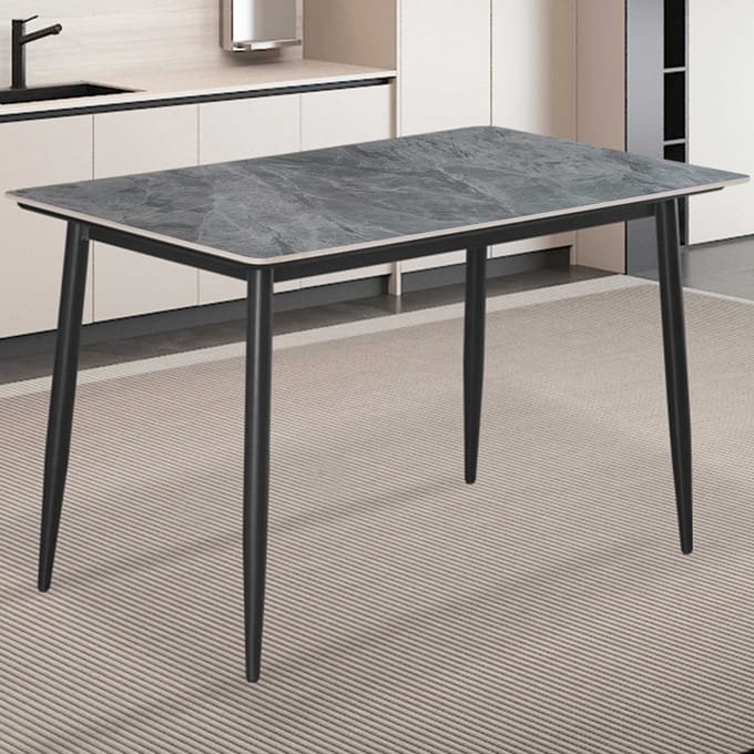 Tafel 'Kenzo' 120 cm Rechthoekig Steen Grijs