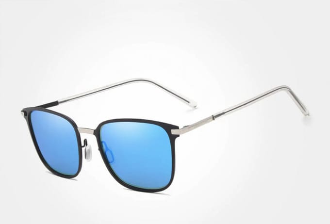Kingseven Zonnebril - UV400 - Gepolariseerd - Zilverkleurig - Bluestar - Z4881