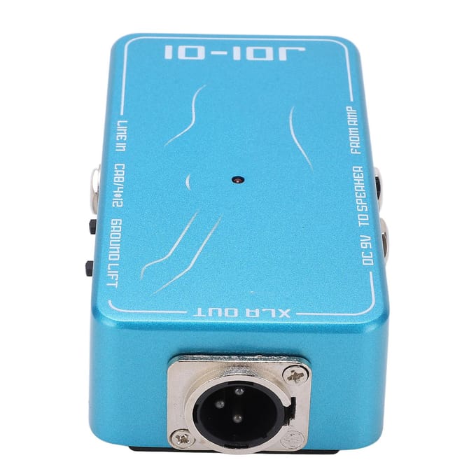 DI Box Passief Directe Amp Simulatie Elektrische Gitaar Effectpedaal met Speakers JDI?01 blue