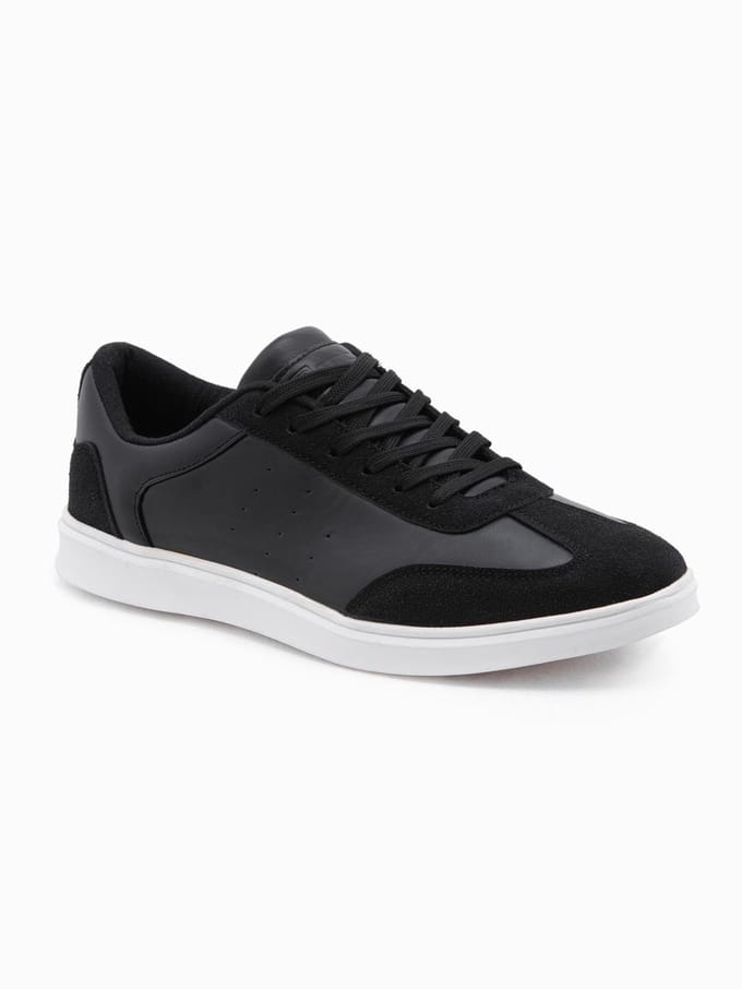 OMBRE Schoenen - Veters - Effen Zwart 41