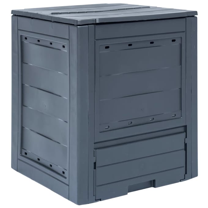 vidaXL - Compostbak - 260 - L - 60x60x73cm - grijs