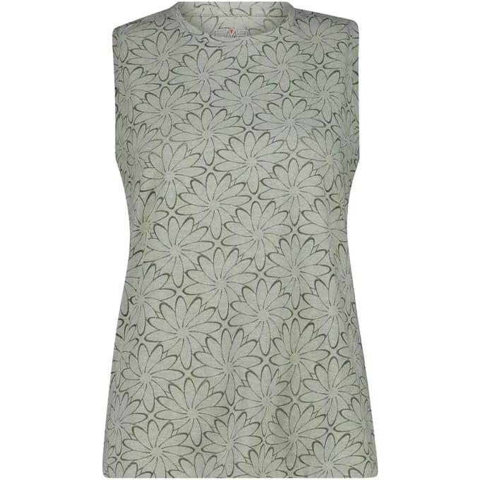 Verbleken jersey top met bloemenprint dames CMP