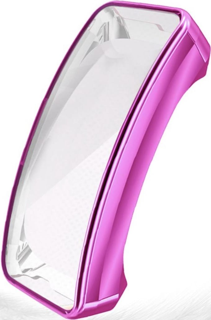 YPCd® FitBit Inspire HR Siliconen Case - Paars - 360 bescherming