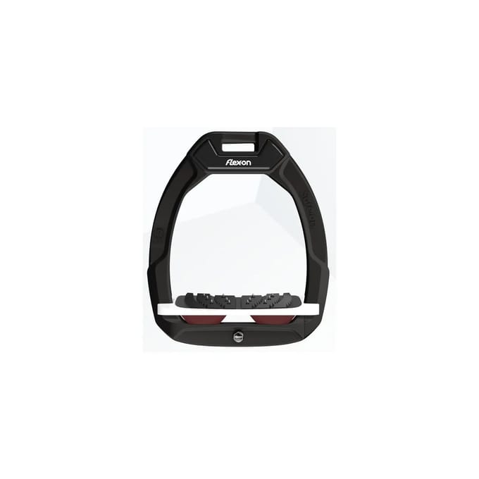 Veilige rijbeugels Incliné Ultra Grip Zwart/Wit/Bordeaux Flex-On Safe-On