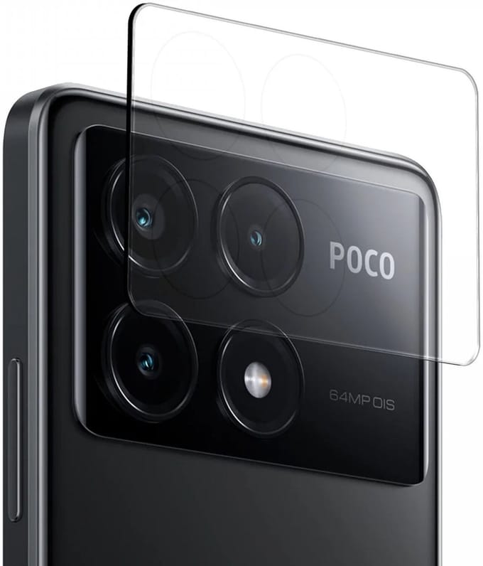 Rosso Camera Protector Geschikt voor Xiaomi Poco X6 Pro | Camera Lens Bescherming | Case Friendly | Ultra Dun Glas | Transparant