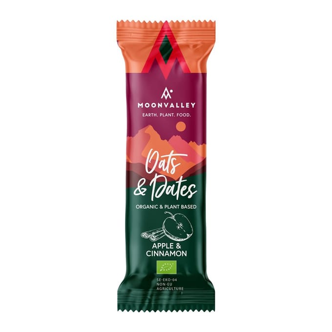 Moonvalley Organic Oats & Dates Bar - Apple & Cinnamon