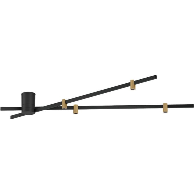 Wever & Ducré Lighting WEVER & DUCRÉ LED lamp Trace Spin 1.0 zwart/beige 927