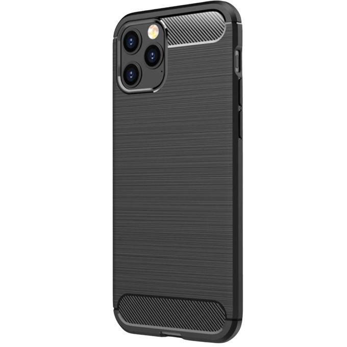 Mocaa iPhone 12 Pro Max Hoesje Schokbestendig Slank Zwart