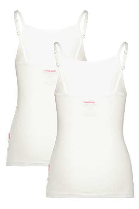 Vingino Singlet (2-pack) Real White Taglia: XXS | Biancheria Intima Outlet | kids | Bianco
