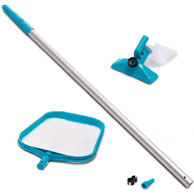 Intex zwembadonderhoudsset - blauw/zilver, 5 stuks