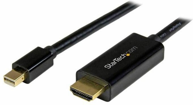 StarTech.com Mini DisplayPort Aan HDMI AV / multimedia paneel Cable - 5 m (15 ft) - 4K 30Hz - Video cable - DisplayPort / HDMI - 5 m