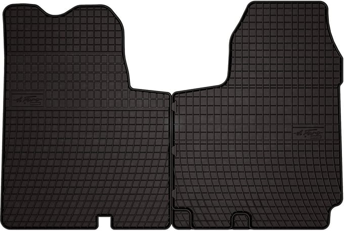 Wielganizator SolidPRO - Rubber Automatten - Renault Trafic II - Zwart - Perfecte Pasvorm