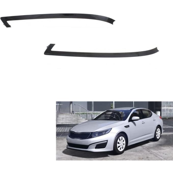 Sierlijst voorbumper voor Kia Optima 2014-2015 gray