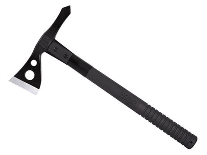 SOG Knives Fusion Tactical Tomahawk Black Clampack Zakmes - Zwart
