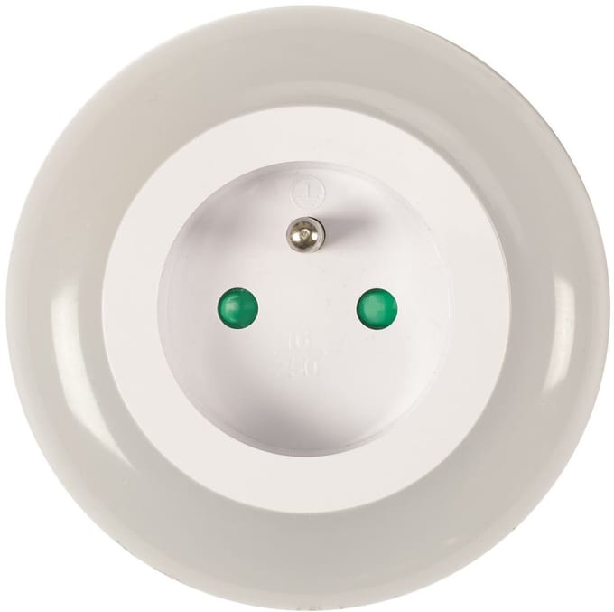 Home Deco Kids LED nachtlamp met lichtsensor - kinderkamer - extra stopcontact - energiebesparend