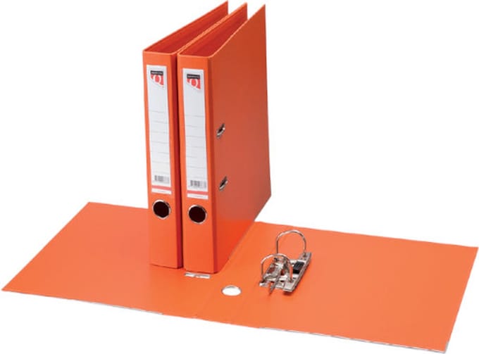 Ordner Quantore A4 50mm PP oranje - 10 stuks