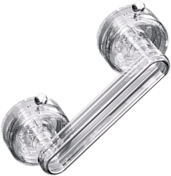 Zuiggrijpstang - Veiligheidsgreep Badkamer - Stabiliteit Verhogen - Dubbele Zuignappen - 18 cm - Transparant