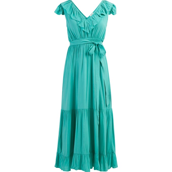 IZIA Maxi jurk Dames turkoois