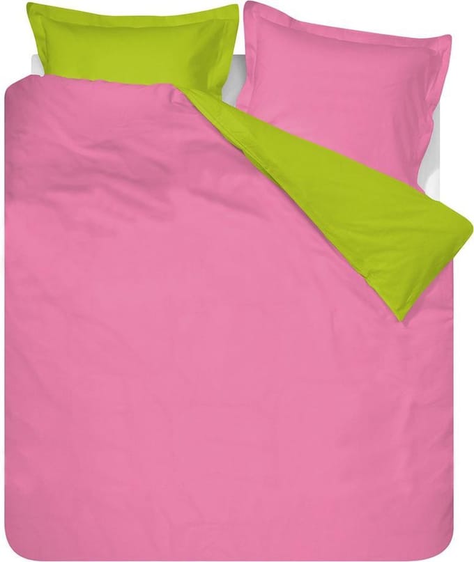 Cameleon Dekbedovertrekset DF-Fuchsia/appelgr 200x200/220