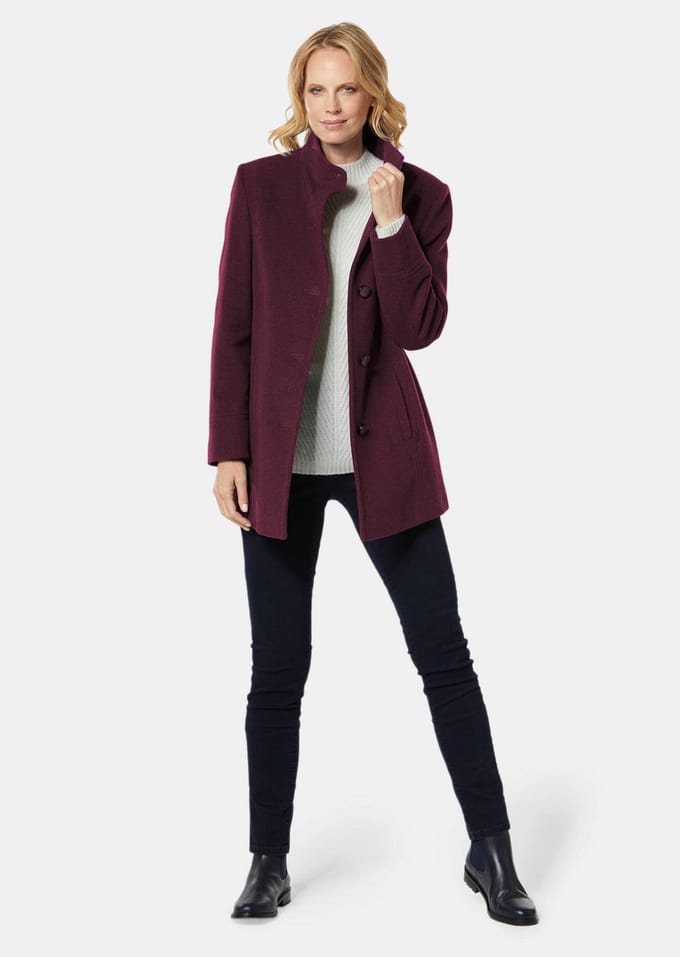 Jack in wolmix - bessen - Gr. 24 van Goldner Fashion