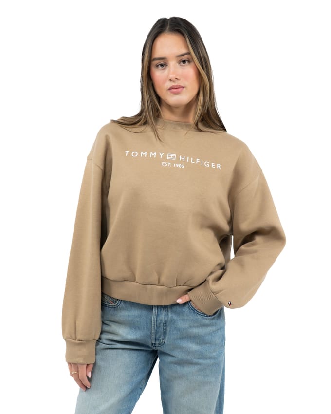 Pull Tommy Hilfiger Corp Logo Modern Femmes