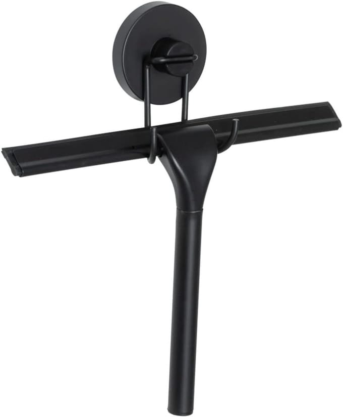 Famanu - RVS douchetrekker, zwart, 1 stuks