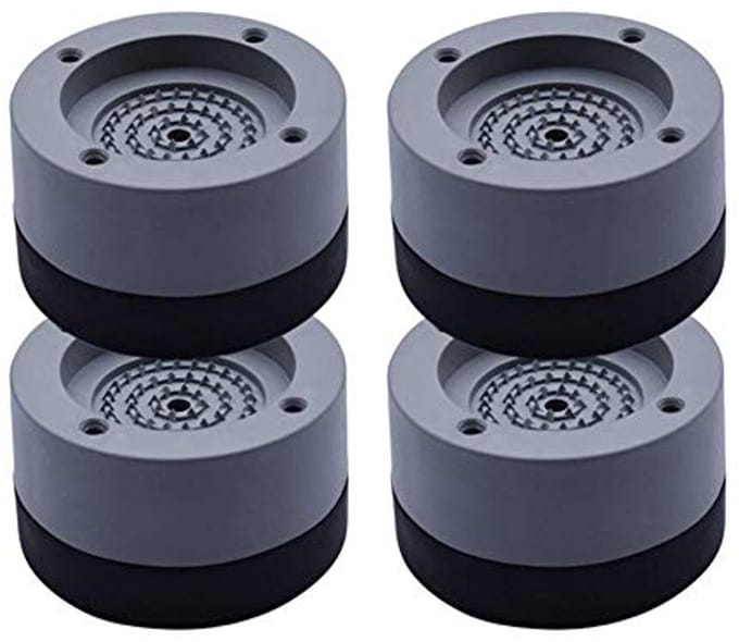 Universele Antitrillingsdempers - Set van 4 - 4 cm Hoog - Geschikt voor Wasmachine en Droger