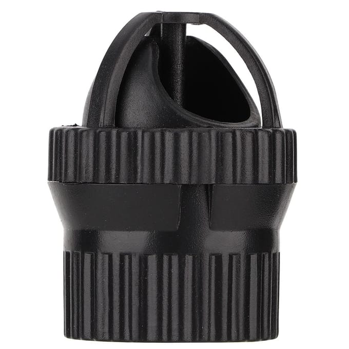 360 graden automatisch roterende aquariumwaterstroomversneller voor aquariumstroming (25 mm) black
