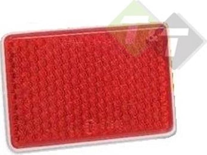 Reflector Rood, 90mm x 57mm
