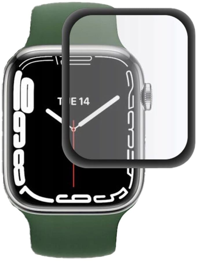 HOFI - HYBRID - PRO+ HYBRIDE GLAZEN APPELHORLOGE - 7 / 8 / 9 - (45 - MM) - ZWART