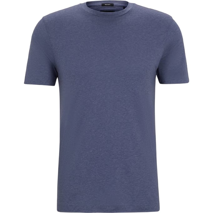 Boss Tessler 62 gemêleerd T-shirt voor heren (Marine)