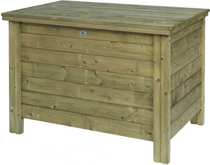 Talen houten opbergbox - 120 cm