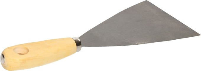 Bruder Mannesmann Plamuurmes - werkbreedte 100 mm - conisch geslepen staal - houten greep