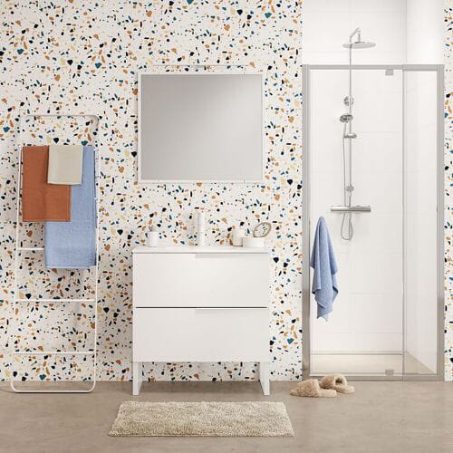 Tiger S-line Frame spiegel 80x70cm Mat wit