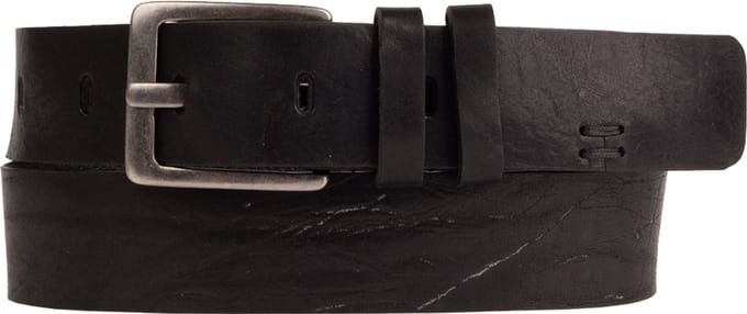Presly & Sun Heren - Leren riem - Zwart - 85cm