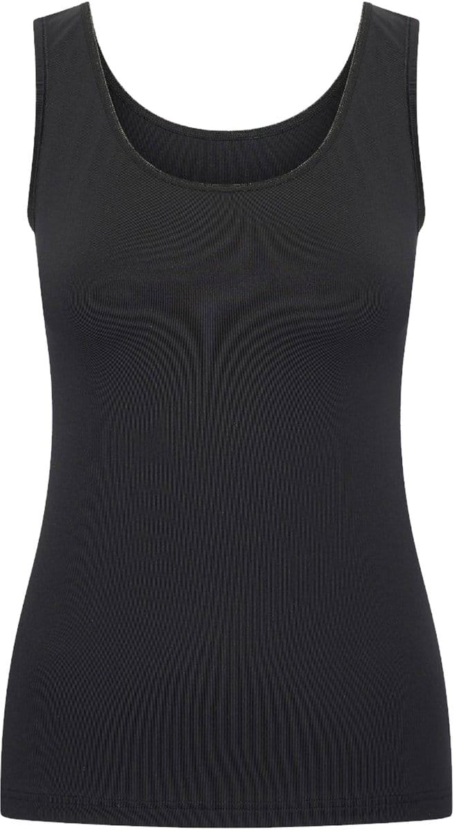 RJ Pure Color Dames Hemd Extra Lang Zwart 4XL