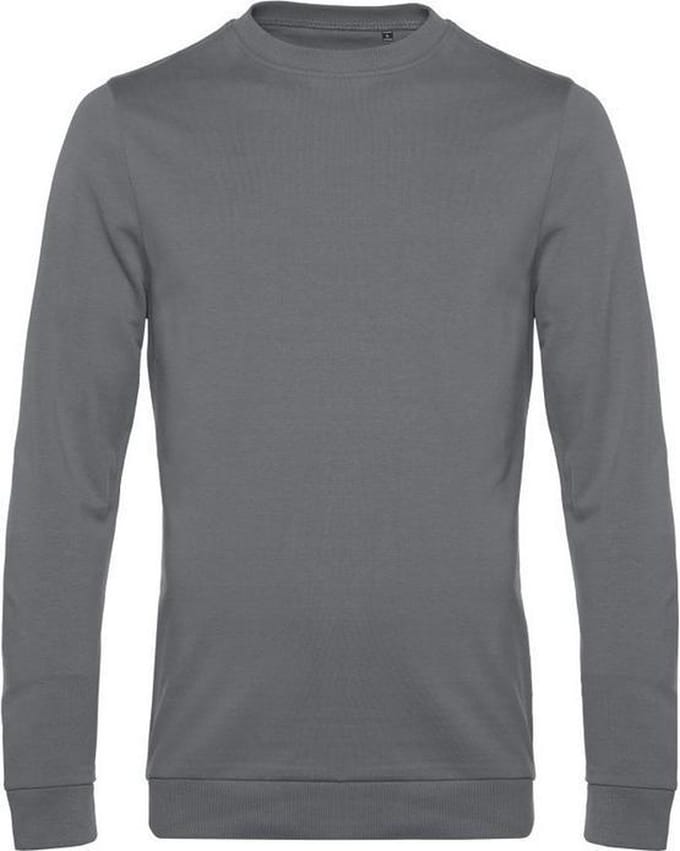 B&C Heren in sweatshirt (Olifant Grijs)
